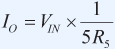 如果RL = 5R5 = 500 Ω，則：