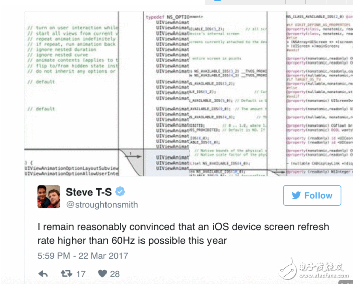 iOS10.3正式版將支持更快屏幕刷新? 測(cè)試版系統(tǒng)漏玄機(jī)