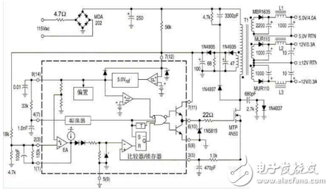 uc3845中文資料（uc3845引腳圖及功能_特性參數及典型應用電路）